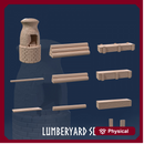 Lumberyard Set (10 Models) - Wood - Logs - Woodcutting - Lumberjack