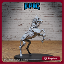Skeleton Army Horse Mount Attacking