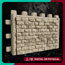 Complete Modular Stone Wall System with Castle Gate - Fortress Terrain STL for DnD & Wargaming