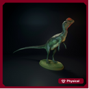 Dilophosaurus  sniffing dinosaur