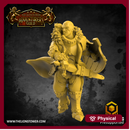 Male Fighter with Woo the attack hamster (32mm scale)