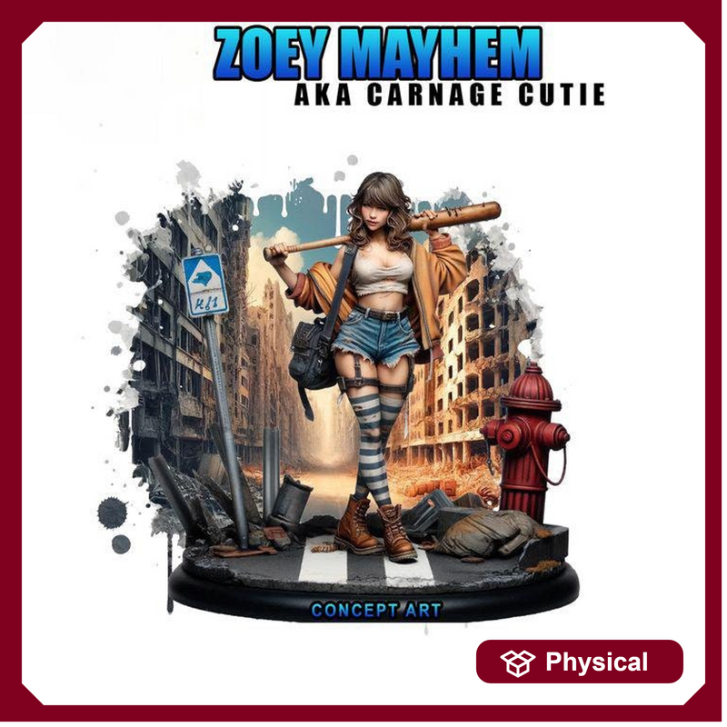 Female Sci-Fi Warrior Soldier, PC NPC Unpainted Resin Miniature | NSFW Topless version | 28mm, 32mm,54mm, 75mm, 100mm Scales |DnD 5e - Only-Games