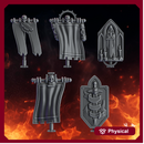 Pactum Aeternum Knight Backpack Flags Set x5