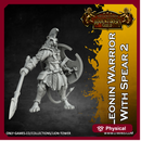 Leonin Warrior with Spear 2 (32mm scale)