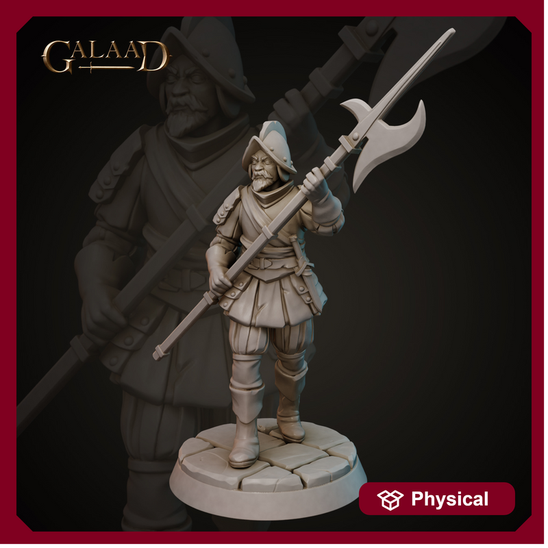 Knight conquistador with spear