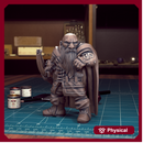 Male Dwarf 07 - TytanTroll Miniatures - DnD - Fantasy - 32mm