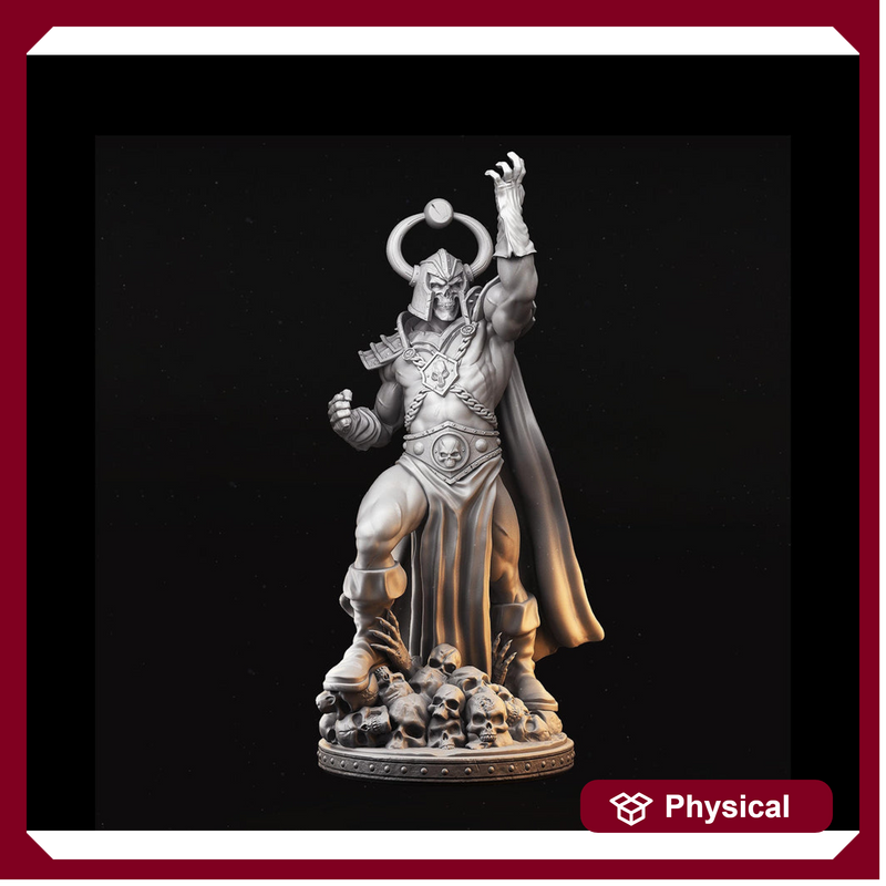 Warlock, Sorcerer, Wizard Undead Lich PC NPC Miniature | 28mm,32mm,54mm,75mm,100mm Scales | Dungeons & Dragons | Pathfinder | Battle Wizard - Only-Games