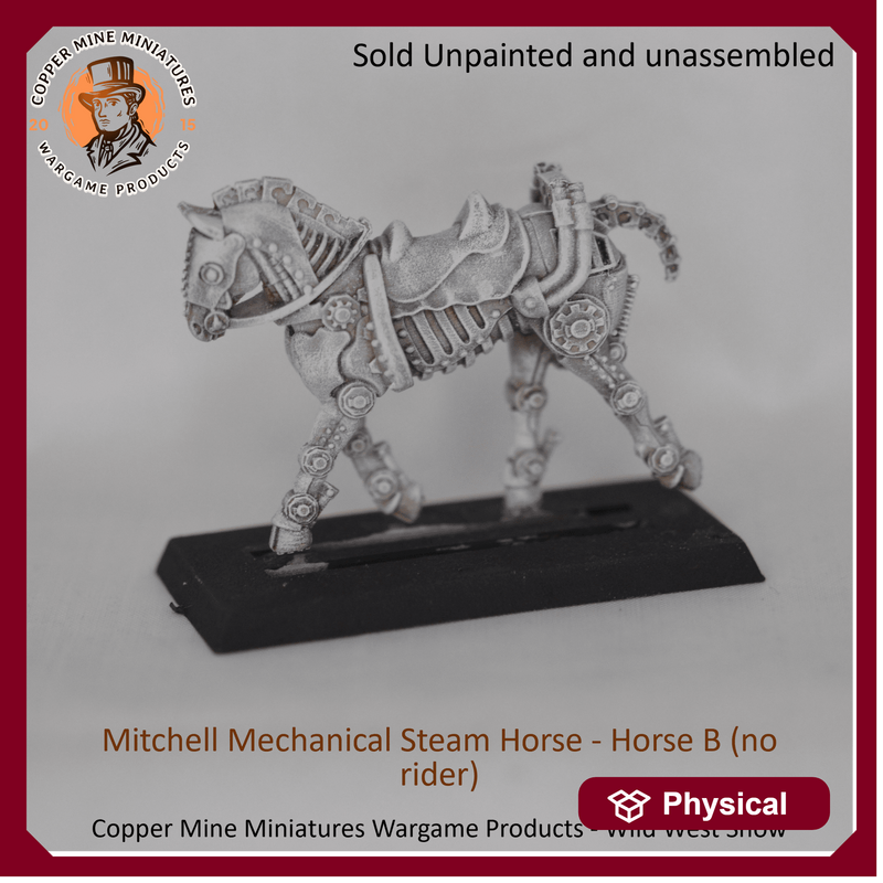 Wild West Mitchell Mechanical Steam Horse C (CMMWP009)