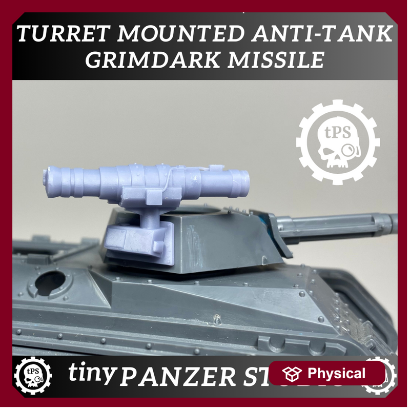 Anti-tank Grimdark Missile (ATGM) for Transport Turrets