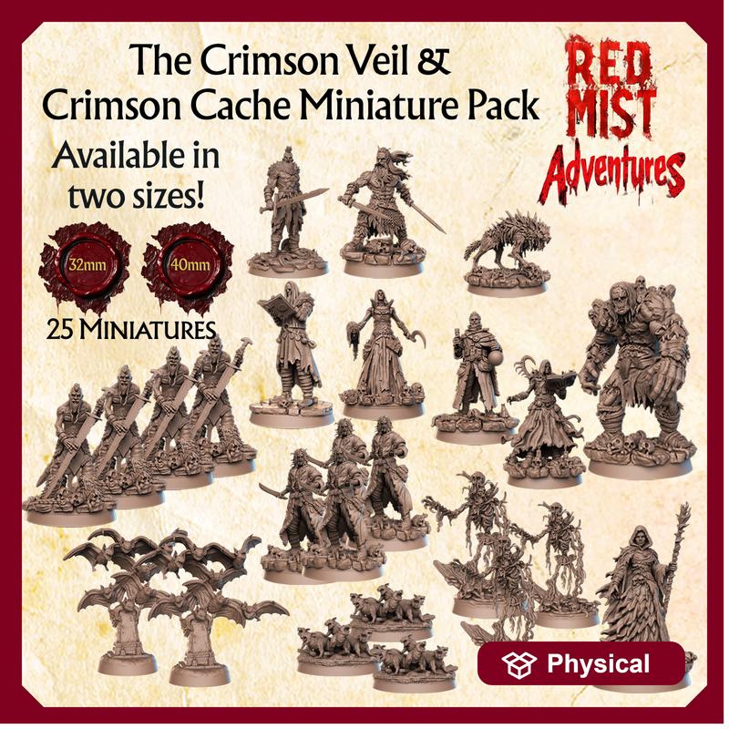 Crimson Veil & Crimson Cache Miniature Pack