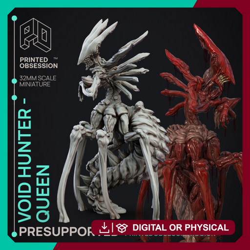 Void Queen - Creature from Behind the veil - PRESUPPORTED - 32mm scale - Only-Games