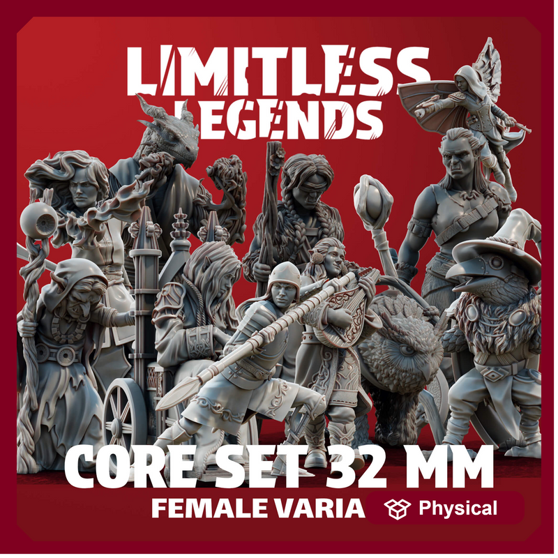 Limitless Legends - 32mm - Core Set - Female