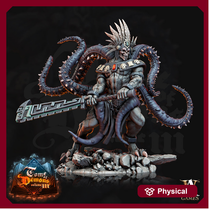 Greater Devil, Demon Resin Miniature | 28mm,32mm Scales (40mm, 50mm, 65mm, 75mm BASE Sizes) |  D&D 5e Nine Hells | Dungeons and Dragons | - Only-Games
