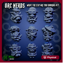 Orc Nerd Heads