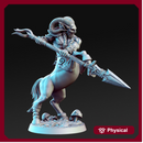 Ceiron - Centaur warrior with spear - 32mm - DnD -