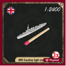 1/2400 HMS Caroline light cruiser pack