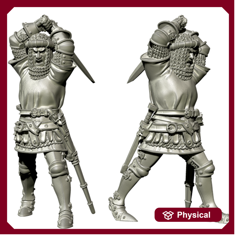 Knight Slashing - 28mm