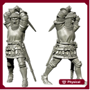 Knight Slashing - 28mm