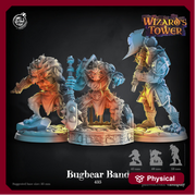 Bugbear DnD 5e Humanoid monsters Miniatures | Dungeons and Dragons | 28mm, 32mm, 54mm,75mm | Pathfinder | Unpainted | CastnPlay - Only-Games