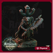 Wererat plague Bearer Priest | Resin Miniature | Dungeons and Dragons | 28mm,32mm,75mm Scales | Pathfinder ratfolk | D&D 5e | - Only-Games