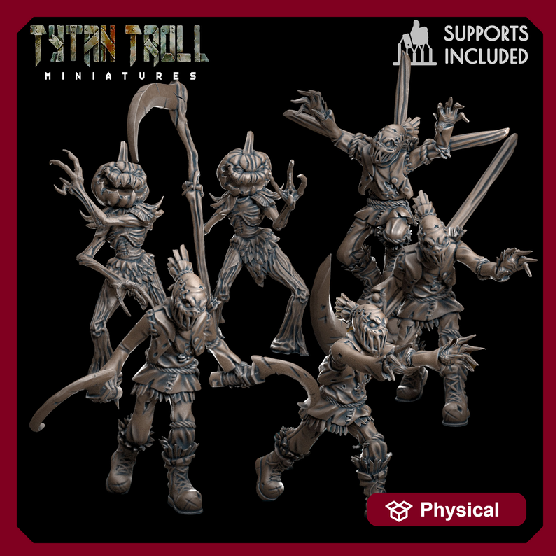 Scarecrow Bundle - TytanTroll Miniatures - DnD - Fantasy - Only-Games