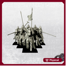 Late Crusader Knights on Horse- Complete Regiment - 34mm
