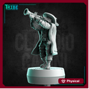 (0302) Male anubian dog folk bard musician with trumpet