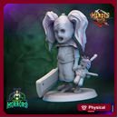 Torture kid - Girl with cleaver and voodoo doll