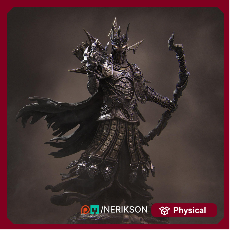 Death Knight Sharpshooter Undead Monster Unpainted Miniature | 28mm,32mm,54mm,75mm, 100mm, 140mm Scales | D&D 5E Pathfinder | NERIKSON - Only-Games
