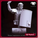 Bust - Roman Legionnaire 1st-2nd C. A.D. Rome's Unyielding Guardian!