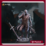 Warlock Hexblade, Rogue, Thief, Ranger PC / NPC | 5 Sizes /Scales | Mini -D&D Pathfinder Figurine - Only-Games