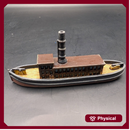 1:285/6mm American Gunboat "USS Dragon" (1861-65) 285-US-4