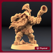 Dwarf Fighter Gunslinger Artificer | Dungeons and Dragons | 28mm,32mm Scales | 54mm, 75mm TALL| Pathfinder Mini for Painting | Artisan Guild - Only-Games