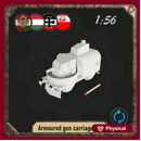 1/56 Armoured gun carriage car
