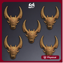 Goreclaw Raiders Type 6 - Miniature Heads