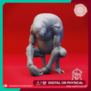 Crouching Ettercap - Tabletop Miniature (Pre-Supported)