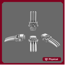 Cyber Samurai Tekko Melee Hand Weapons