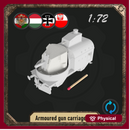 1/72 Armoured gun carriage car