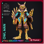 Owlman - Cryptids of the Darkwoods - Pre-Coloured - 32mm scale - Only-Games