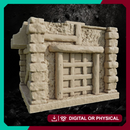 Fortress Gratewall - Portcullis Gate Terrain STL for DnD & Wargaming