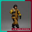 Firefighter walking