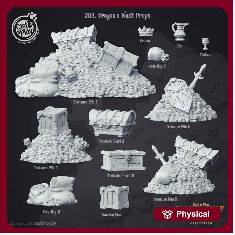 Dragon's Vault Props - Only-Games