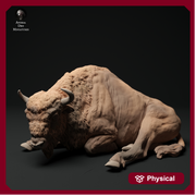 European Bison Cow Lying 1/43 - Only-Games