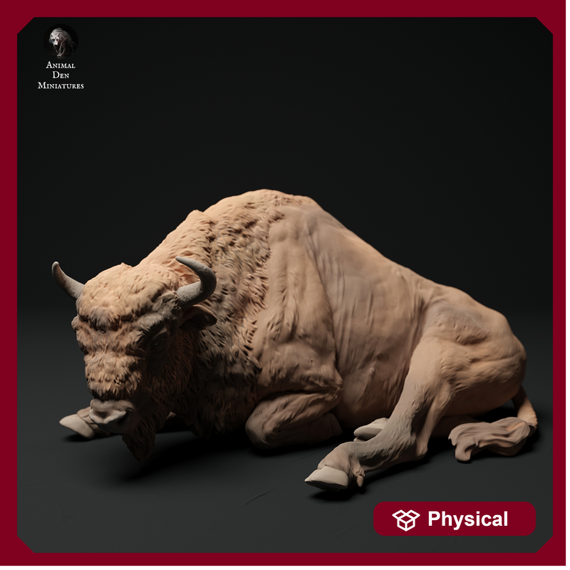 European Bison Cow Lying 1/43 - Only-Games