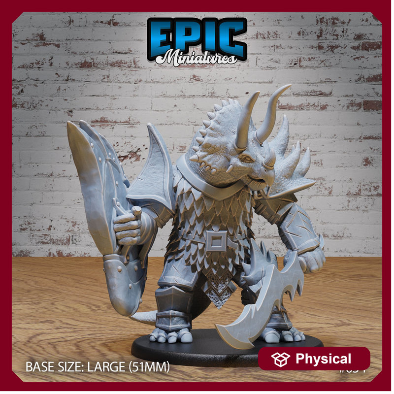 Triceratops Folk Warrior - Only-Games