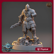 Viking Human Ranger Barbarian Fighter PC NPC | 28mm, 32mm,54mm, 75mm, 100mm Scales | Dungeons and Dragons | Pathfinder | Daybreak Miniatures - Only-Games