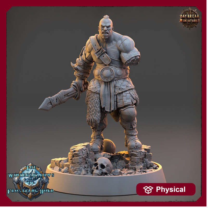 Viking Human Ranger Barbarian Fighter PC NPC | 28mm, 32mm,54mm, 75mm, 100mm Scales | Dungeons and Dragons | Pathfinder | Daybreak Miniatures - Only-Games