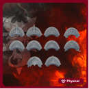 Legion of Indivisible Shoulder Pads Set x10