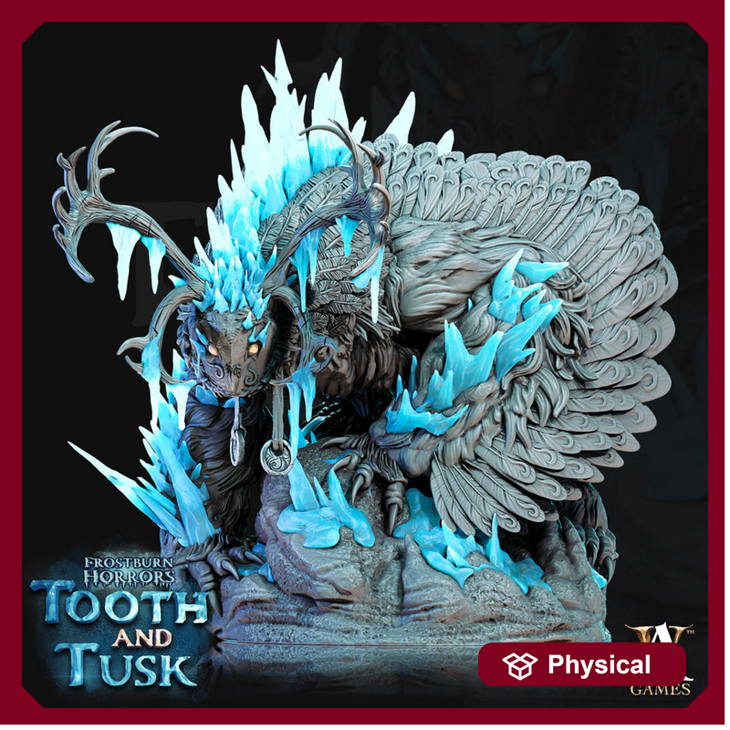 Goddess Auriel Frostmaiden miniature | 75mm Intricate decorative Base Available: 28mm, 32mm Scale | Resin | Dungeons and Dragons 5e | - Only-Games