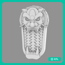Cyber Samurai Oni Style Mega Shield